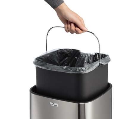 Szemetes Durable No touch szenzoros 21l rozsdamentes acél