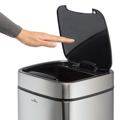 Szemetes Durable No touch szenzoros 21l rozsdamentes acél