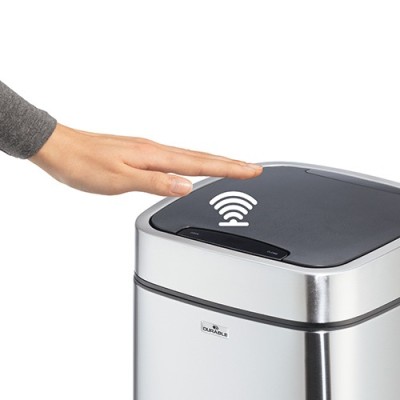 Szemetes Durable No touch szenzoros 21l rozsdamentes acél