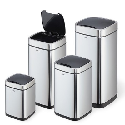 Szemetes Durable No touch szenzoros 35l rozsdamentes acél