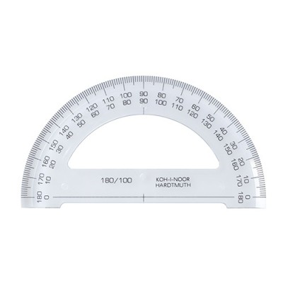 Szögmérő Koh-i-noor műanyag 180 fokos 746168