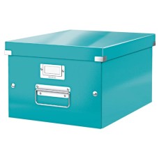 Tárolódoboz karton Esselte CLICK&STORE A/4 jégkék