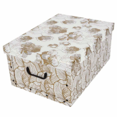 Tárolódoboz Miss Space MAXI 51x37x24 cm Arany cseresznye virág