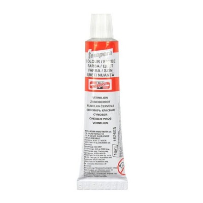 Tempera Koh-i-noor 16 ml cinóber piros 162603