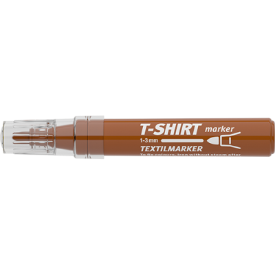 Textilmarker Ico T-Shirt barna