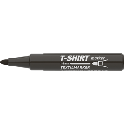 Textilmarker Ico T-Shirt fekete