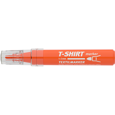 Textilmarker Ico T-Shirt fluó narancssárga