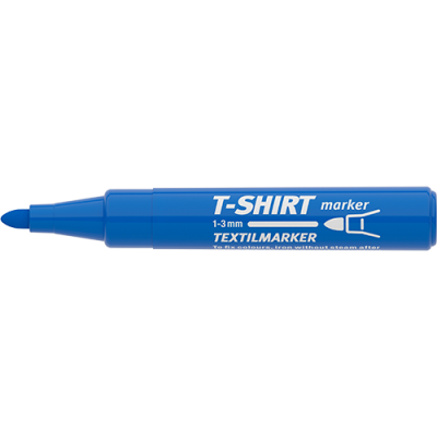 Textilmarker Ico T-Shirt kék