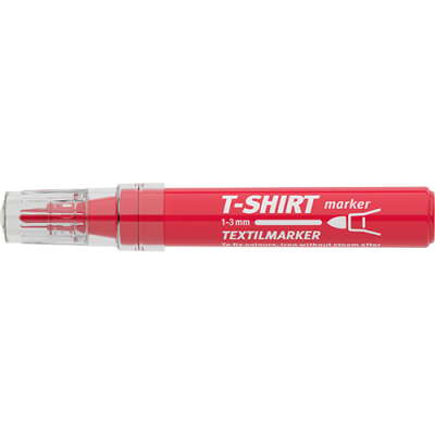 Textilmarker Ico T-Shirt piros