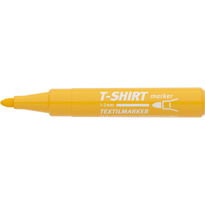 Textilmarker Ico T-Shirt sárga