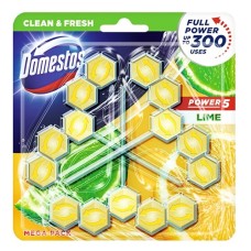 Toalett öblítő Domestos Power5 Lime 3x55 g
