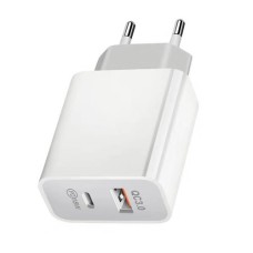 Töltőfej hálózati C típusú, USB