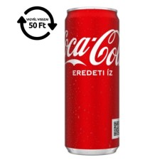 Üditő Coca Cola 0.33l dobozos  DRS