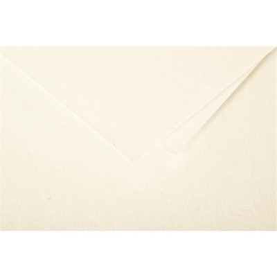 Üdvözlőkártya Clairefontaine Pollen 8,2x12,8 cm krémszínű