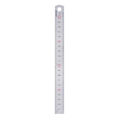 Vonalzó DELI "Pro" fém 20 cm