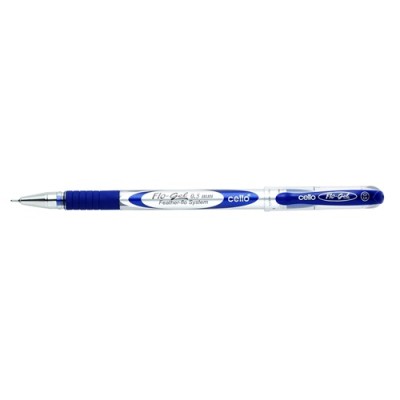 Zselés toll Cello Flo-Gel 0,5 mm kék
