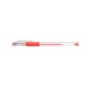 Zselés toll Gel-Ico D12 0,5 mm piros  -i